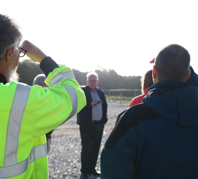 Mandag den 16. september blev første læs jord kørt til Hyldager Bakker